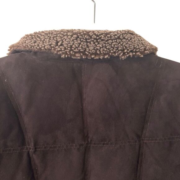 L.L. Bean Long Puffer Goose Down Coat Women’s chocolate Brown Winter L - Picture 6 of 13
